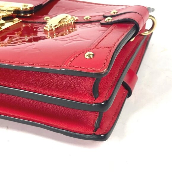 LOUIS VUITTON M54181 MonogramVernis Petite Mar Clutch 2WAY Shoulder Bag - Picture 13 of 14